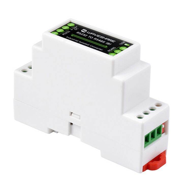 Waveshare Industrial Rail Type RS232 To RS485 Converter 300-115200Bps ...