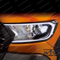 ครอบไฟหน้า Ford  Ranger/Everest 2015-2020 มีไฟ LED Fitt