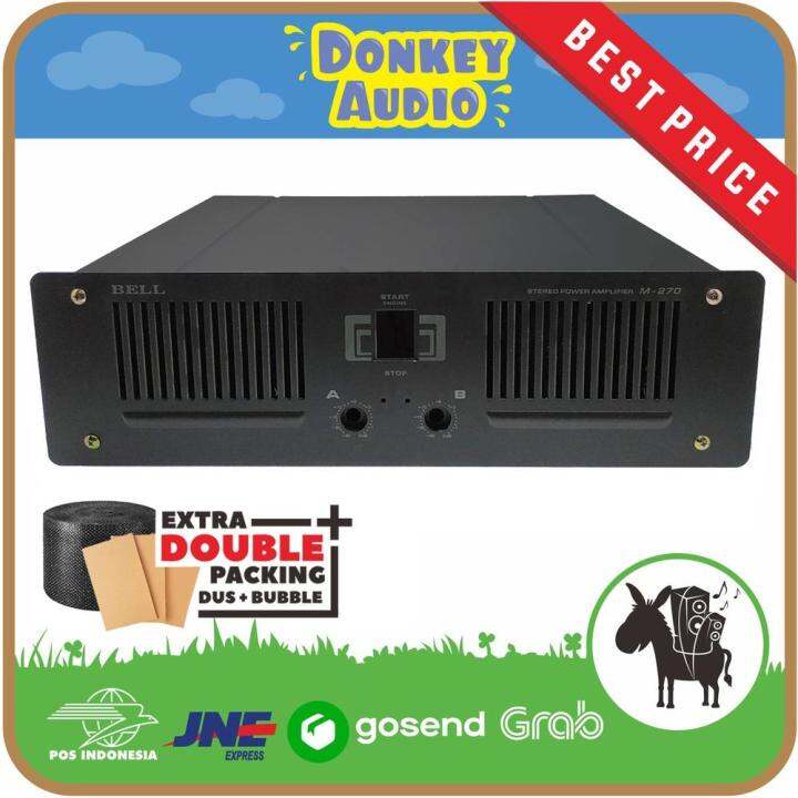 BAYAR DITEMPAT BOX POWER AMPLIFIER M270 M 270 M270 AMPLIFIER BELL