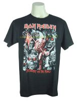 เสื้อวง IRON MAIDEN เสื้อร็อค เสื้อทัวร์ ไอเอิร์นเมเดน ไซส์ยุโรป PTB731