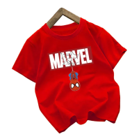 KFC-880801 สไปเดอร์แมน MARVEL-เสื้อผ้าเด็กผู้ชาย-เด็กผู้หญิง เสื้อยืดคอกลมแขนสั้น ผ้านิ่ม ใส่สบาย ราคาถูก สินค้าพร้อมส่ง