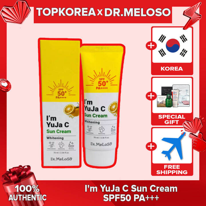 ★Dr.Meloso KOREA★ I'm YuJa C Sun Cream / SPF50 PA+++ 70ml / TOPKOREA