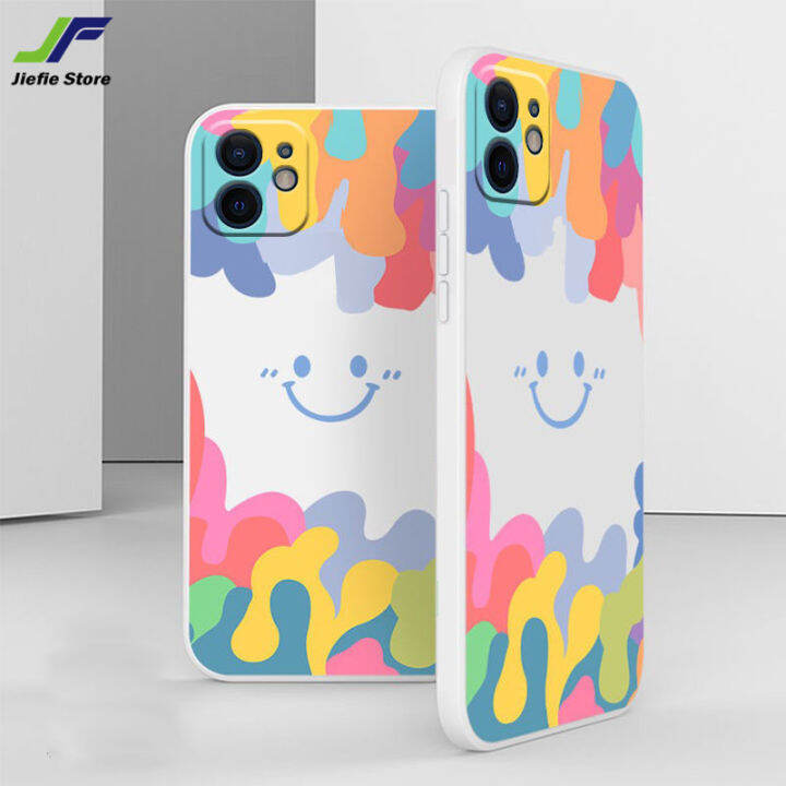 jiefie-ยิ้มกรณีโทรศัพท์สำหรับ-xiaomi-r-edmi-หมายเหตุ10-10วินาที-10-pro-หมายเหตุ11-11วินาที-11-pro-หมายเหตุ9-9วินาที-9-pro-หมายเหตุ8-8-pro-แฟชั่นฝาหลังซิลิโคนสี-เชือกเส้นเล็ก