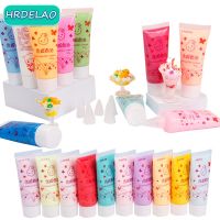 Hot 30 Color 50ml DIY Slime Simulation Ice Cream Gel Phone Case Cake Cream Chocolate Beauty Gel Nail Soft Clay Decorati Material