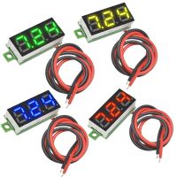 【LZ】♧✓♙  DC LED voltímetro digital testador de tensão de energia móvel do carro detector automático vermelho verde azul amarelo 028   2.5-30V 12V