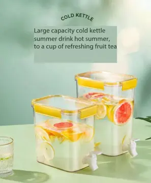 Refrigerator cold kettle fruit tea barrel juice self-refrigerated