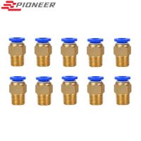 10pcs M8 Pneumatic connector PC4 M8 PC6 M8 PC8 M8 PC10 M8 M8x1.25mm Trachea J head PTFE Tube Quick Coupler Hotend Fit