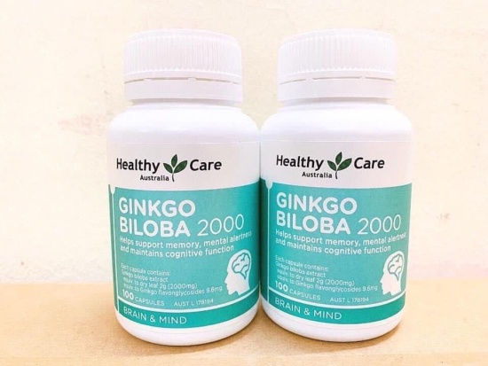 Viên uống bổ não healthy care ginkgo biloba 2000mg 100 viên tăng tuần hoàn - ảnh sản phẩm 3