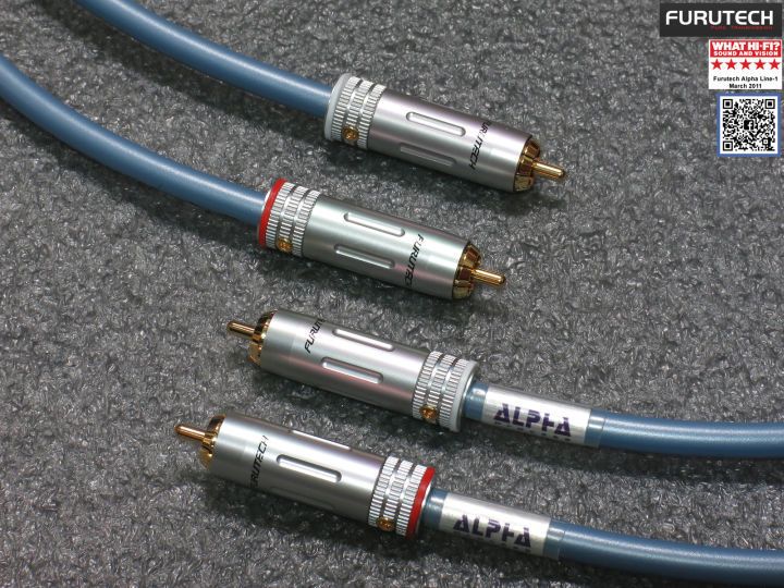 furutech-rca-cable-รุ่น-alpha-line-1-interconnect-rca-alpha-ofc-conductor-ของแท้100-จากตัวแทนนำเข้าถูกต้อง