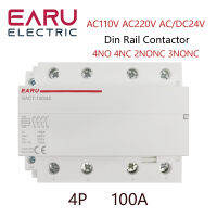 4จุด100A AC 220โวลต์230โวลต์5060เฮิร์ตราง Din ครัวเรือน AC Modular คอนแทคสวิทช์ควบคุม4NO4NC2NO2NC DIY สมาร์ทหน้าบ้านโรงแรม