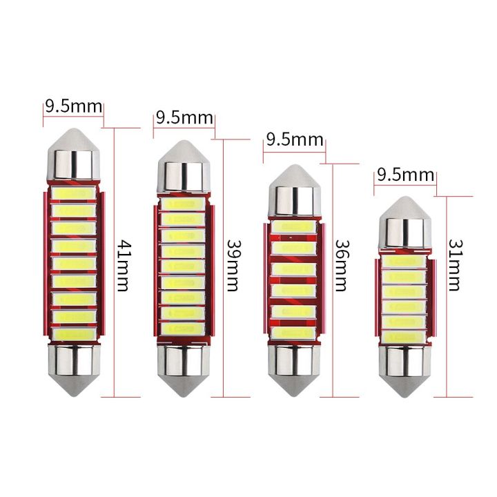 cw-1x-festoon-led-car-light-c5w-31mm-36mm-39mm-41mm-canbus-7020-smd-license-plate-lights-4000k-6000k-white-for-auto-dome-light-12v