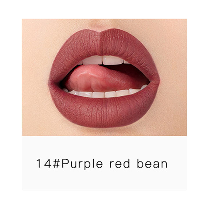 Velvet Matte Lip Gloss Waterproof Non-stick Cup Matt Lipstick Long Lasting Permanent Lip Glaze Tint Lipstick Lips Makeup