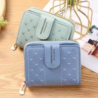 Cute Zipper Womens Short Wallet PU Leather Small Ladies Coin Purse Hasp Female Clutch Money Bag Pouch ID Credit Card Holders Wallets