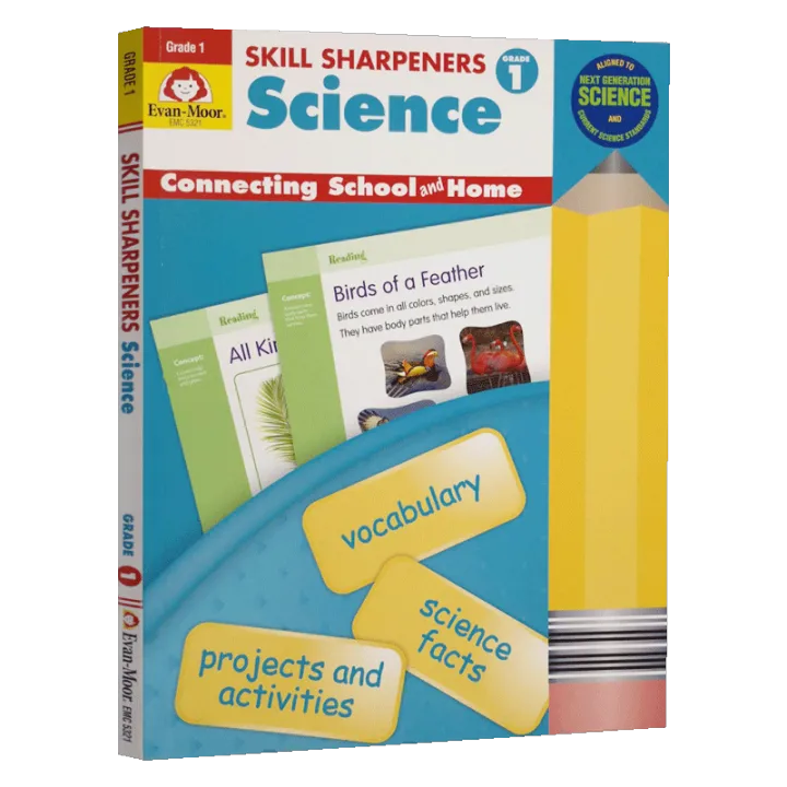 Evan moor skill sharpeners Science grade 1 English original primary