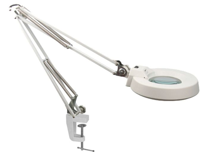 lamp-magnifier-โคมไฟแว่นขยายแบบหนีบโต๊ะ-10-เท่า-แว่นขยายแบบมีไฟ-รุ่น-xb-86a-magnifiacation-10x