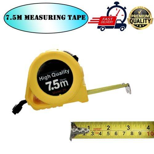 7.5M (25mm) MEASURING TAPE Measure Ruler Tape / Pita Pengukur 7.5M ...