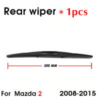 Car Wiper Blade Rear Back Window Windscreen Windshield Wipers Auto Accessories For Mazda 2 Hatchback 355mm 2008-2015