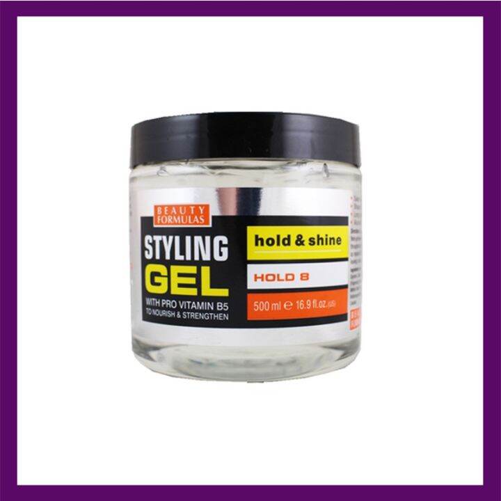 Beauty Formulas Styling Gel Hold & Shine 500ml Lazada PH