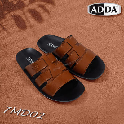 ADDA  รองเท้าแตะ รองเท้าแตะแบบสวม รองเท้าผู้ชาย รองเท้าใส่สบาย รุ่น 7MD02