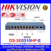 HIKVISION DS-3E0310HP-E. 8 Port Fast Ethernet Unmanaged POE Switch