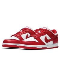 [HOT] Original✅ NK* Duk- S- B- Low S- P- "University Red" White Red Fashion Men And Women Sports Sneakers Couple Skateboard Shoes {Limited time offer}