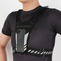 Portable Vest Running Vest Phone Holder - Lightweight - Breathable - Reflective