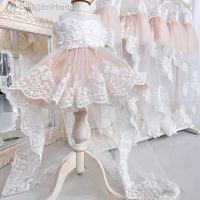 ㍿☑☏ jfmkfmdm Vestido em camadas vermelhas para meninas inchado linha A joelho curto vestido de primeira comunhão princesa casamento