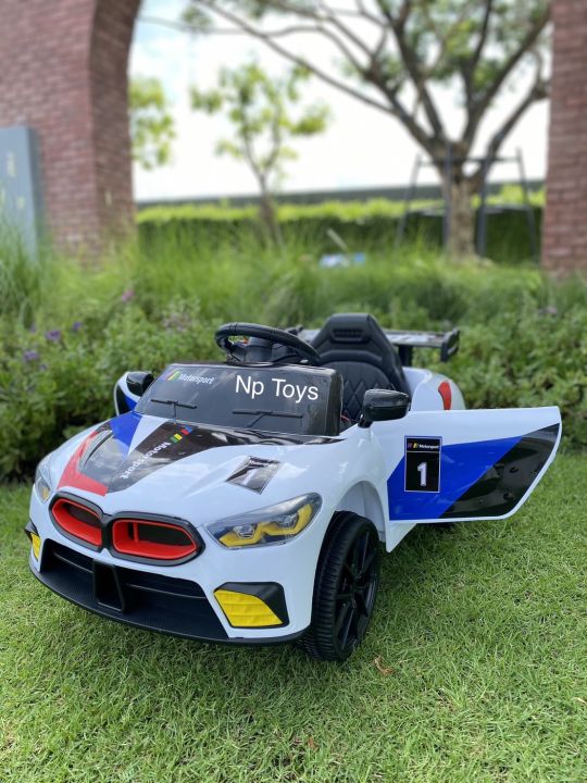 toykidsshop-รถแบตเตอรี่เด็ก-รถเด็กนั่ง-หน้าบีเอ็ม-ขนาด2มอเตอร์-รุ่นใหม่บังคับผ่านแอพมือถือได้-no-237