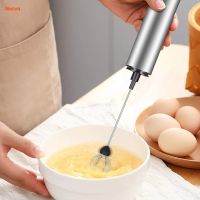 ❉ 800mAh Portable Coffee Frothing USB Rechargeable Electric Milk Frother Mini Handheld Egg Beater Milk Frother Speeds Drink Mixer