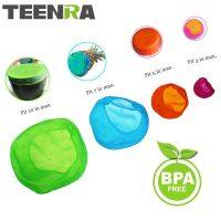 【✔In stock】 weipo Teenra เครื่องซีลอาหารแบบสูญญากาศซิลิโคน4ชิ้น,ฝาหม้อดูดยืดฝาครอบอาหารถ้วยปลอกซิลิโคนซิลิโคนพันรอบแก้ว Sper