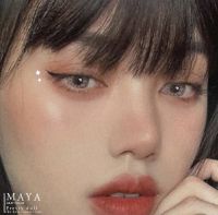 (COD) คอนแทคเลนส์ Contactlens สาย ฝ. รุ่น Maya สายตา+ปกติ Prettydoll 0.00 ถึง - 6.00 เลนส์นิ่มใส่สบายตา แถมตลับ