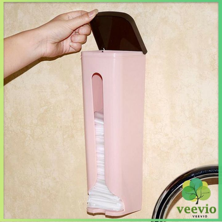veevio-กล่องเก็บถุงพลาสติก-ถุง-ถุงขยะ-ที่เก็บถุงพลาสติก-ถุงพลาสติก-ถุงพลาสติกขนาดใหญ่-reuse-plastic-bags-keeper-dispenser-มีสินค้าพร้อมส่ง