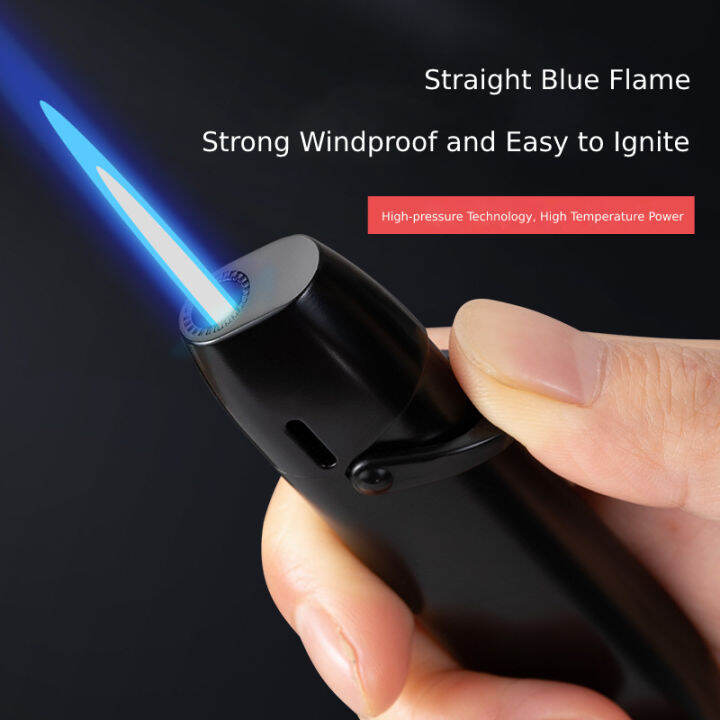 Straight Blue Flame Portable Pocket-friendly Lighter/Windproof and ...