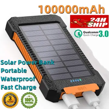 LED Light Solar Power Bank 100000 mAh Large Capacity Power Bank - China Power  Bank, Solar Power Bank