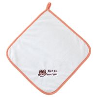 ◊✎ Y55B Nursing Towel Absorbent Coral Velvet Wiping Saliva Towel Cartoon Handkerchief