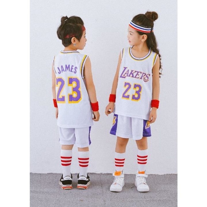 nba-los-angeles-lakers-no-23-lebron-james-kids-basketball-jersey-suit-sets