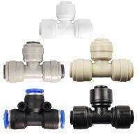 【cw】 Home Water Purifier Accessories 1/4 Inch Tube Push in Quick Connector PE Hose Union Tee Connector 1