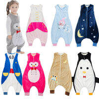 1-7ปีเด็กทารกไดโนเสาร์เพนกวินนกฮูกแมวชุดนอนเครื่องแต่งกายผ้าห่ม Onesie ฮาโลวีนคอสเพลย์ฝ้าย Sleepsacks แขนกุดซิปปิดสำหรับชายหญิง