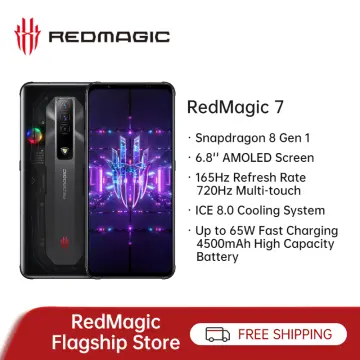 Original Global Version ZTE RedMagic 7 Gaming SmartPhone 6.8 Inch 165Hz  AMOLED Snapdragon 8 Gen 1 Octa Core 65W QuickCharge