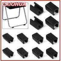 CAIOHUA 10pcs ร่อน กันลื่น รูปตัวยู ตัวป้องกันพื้น ยึดท่อ แผ่นรองขาเก้าอี้ สตูลแดมเปอร์ ฝาหลอด