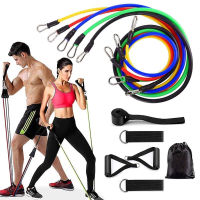 ยางยืดออกกำลัง ยางยืด สายแรงต้าน ออกกำลังกาย Resistance Bands Set สร้างกล้ามเนื้อ