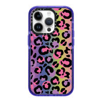 《KIKI》Original glitter CASE. TIFY Cute Phone Case for iphone 14 14plus 14pro 14promax 11 12 13promax High-end shockproof hard case Beautiful Cartoon Multicolor Leopard print doodle pattern 2023 Official New Design Luxury elegant Style Purple