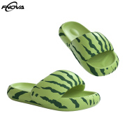 Fnova new luxury design shoes men women watermelon stripe print Eva unisex