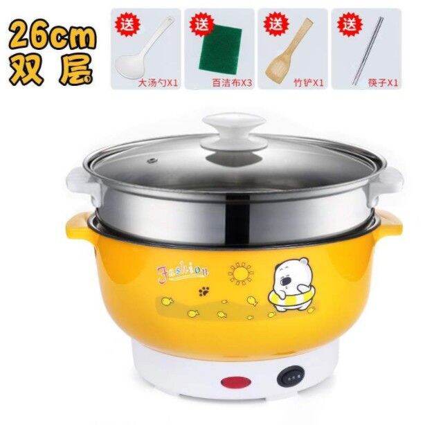 electric-hot-pot-หม้อไฟฟ้าอเนกประสงค์-กะทะ-กะทะไฟฟ้า-หม้อไฟฟ้า-กะทะไฟฟ้าอเนกประสงค์-หม้อไฟฟ้า-หุงข้าว-อุ่น-ตุ๋น-ต้ม-นึ่ง-พร้อมซึ้งสำหรับนึ่ง-tpk-62-หม้อต้มไฟฟ้า-หม้อต้มอเนกประสงค์-multi-function-elect