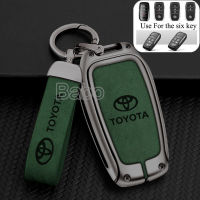 【Available】Zinc Alloy Car Key Case For Toyota Hilux2022 Hilux Rogue &amp; Revo/innova/fortuner 2016-2022 Camry Smart Remote Fob Protect Cover