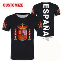 2023 NEW Flag of Spain T-shirt Spanish Boys And Girls Adult Best Cotton Hip-hop Short Sleeve T-shirt fashion t-shirt