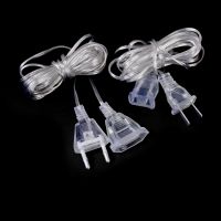 【YF】 Cable Plug Transparent Led light string Extension Standard Power Cord For Home Holiday String Light Christmas Lights