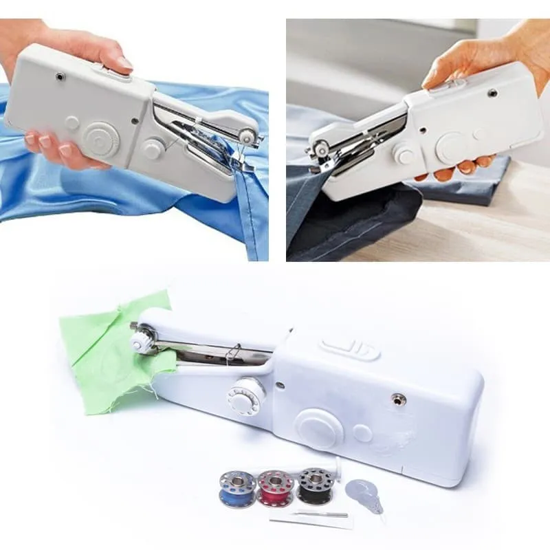 Handy Stitch Mini Sewing Machine Cordless Handheld Cloth Sewer