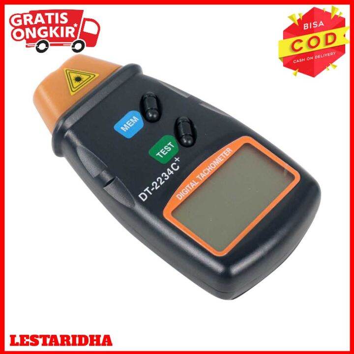 Alat Pengukur Kecepatan Mesin Mobil LCD Digital Laser Photo Tachometer
