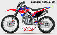 สติ๊กเกอร์วิบาก KAWASAKI KLX 230R ทั้งคัน Graphic kit สติ๊กเกอร์เคลือบเงา สุดคุ้ม